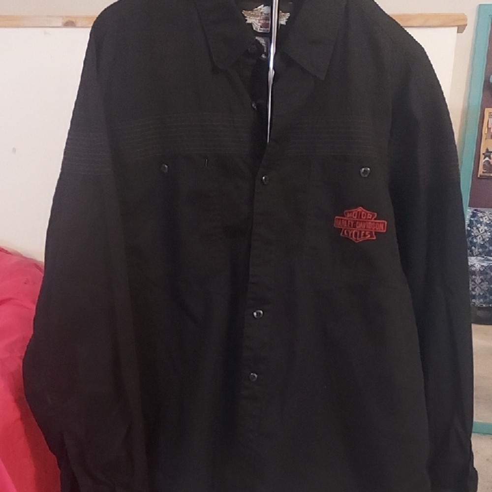 Harley-Davidson Black Long Sleeve Shirt XL